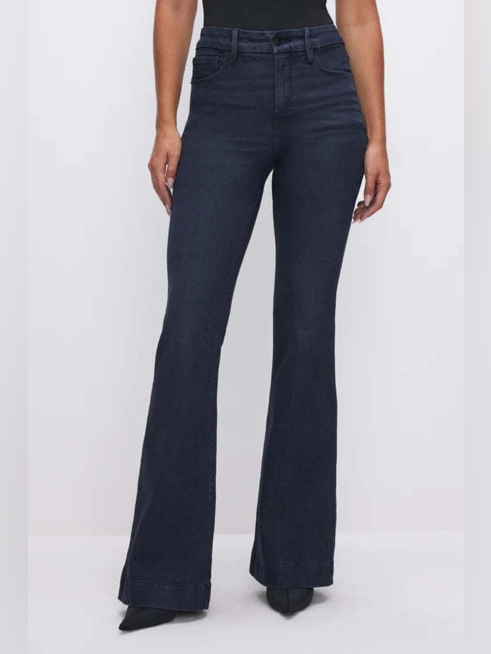 Good American High Rise Good Legs Flare Jean